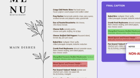 Text Annotation Services for a National Restaurant Chain